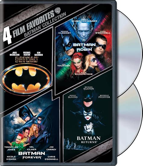 Batman Collection: 4 Film Favorites [Importado]: Michael Keaton, Jack ...