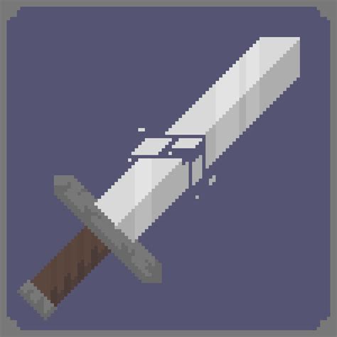 Pixilart - Broken Sword by qwertyuiopasd