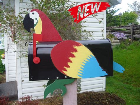 Bird Mailboxes Parrot Mailbox | Etsy