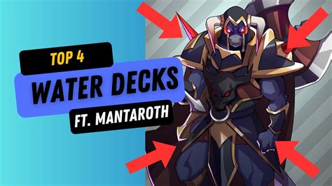 My Top 4 Water Decks In Splinterlands - YouTube