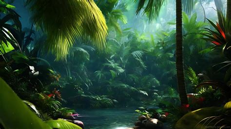 Aggregate 162+ tropical forest wallpaper best - vova.edu.vn