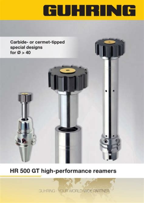 Guhring Philippines - Reamers | Perfect Reaming Tools in all Diameters