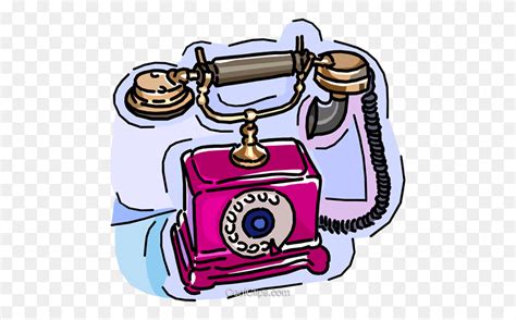 Telephone, Rotary Phone Royalty Free Vector Clip Art Illustration ...