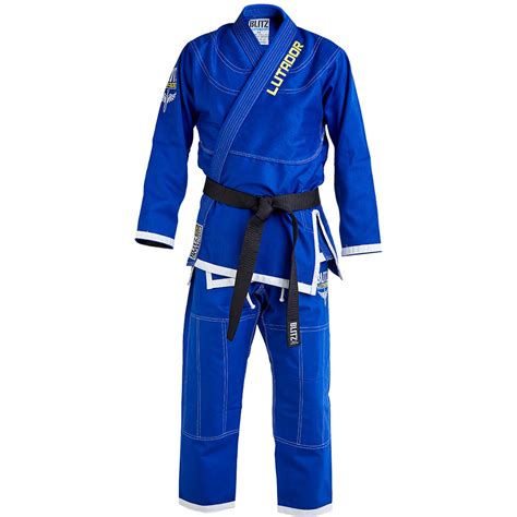 Blitz Adult Lutador Brazilian Jiu Jitsu Gi - Blue - 550g