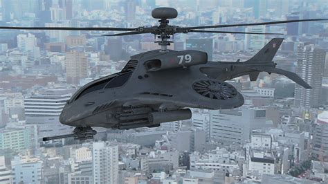 ArtStation - SciFi Helicopter Design