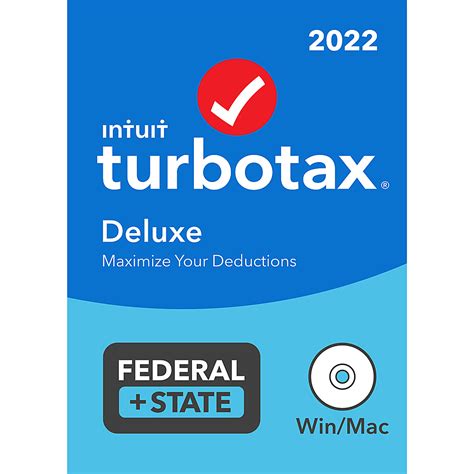 Customer Reviews: TurboTax Deluxe 2022 Federal + E-file and State Windows, Mac OS INT940800F132 ...