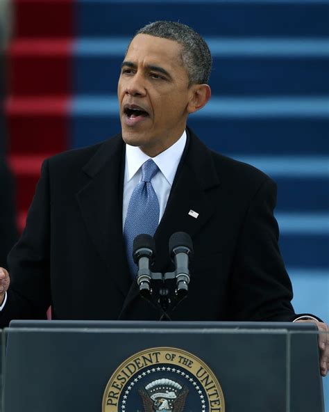 Obama Inauguration Speech 2013 : Released from the burden of seeking election, obama dares to ...