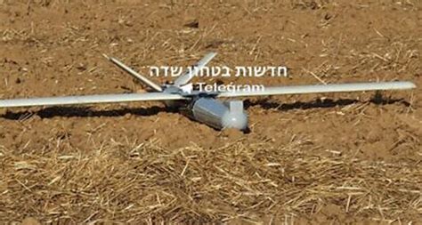 Gaza drone crashes in Israeli field reports IDF
