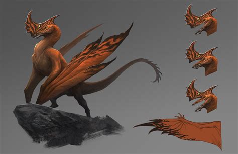 ArtStation - Flying creature design, Joseph Lin | Mythical flying ...