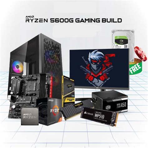 AMD Ryzen-5 5600G Gaming PC Combo Build | Rain Drops IT Bangladesh