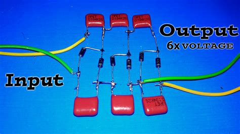 Make a Voltage Multiplier curcuit! 2x,3x,4x.... - YouTube