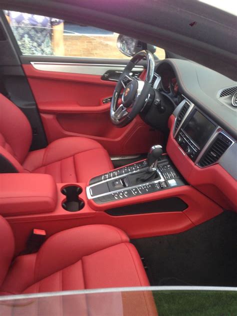 Red leather | Red interior car, Red interiors, Super luxury cars