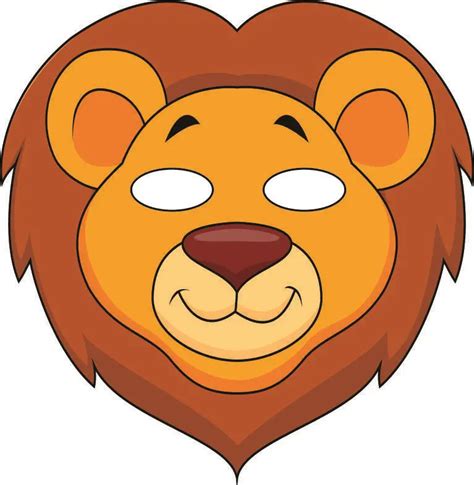 10 Lion Mask Templates That Spell Power - Kitty Baby Love