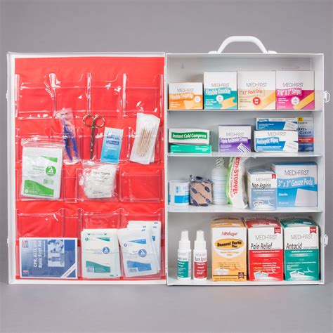 First Aid Kit Cabinet 4 Shelf Medique - 1098 pcs. (MFR Item: 734M1)