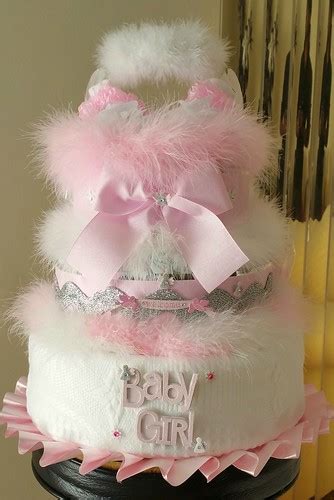 Angel Wings | Pink Angel Wing Diaper Cake | Sherlene | Flickr