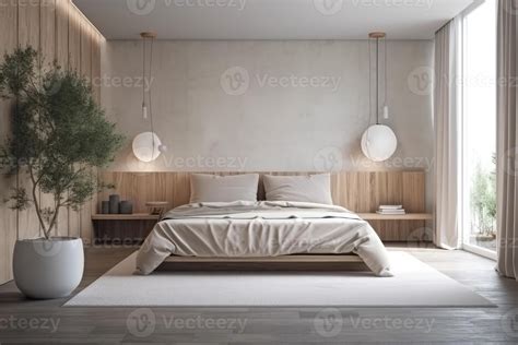 interior design of bedroom . AI Generated 23780580 Stock Photo at Vecteezy