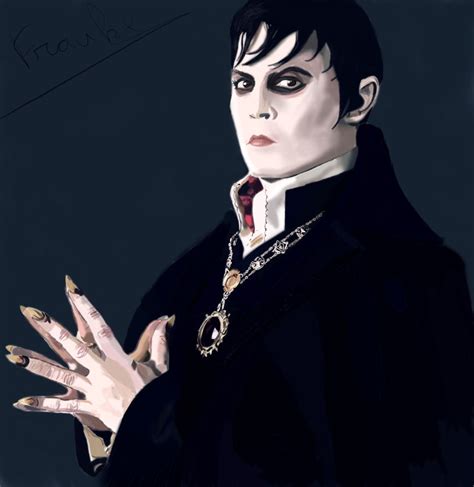 Barnabas Collins (Johnny Depp) portret by Vampie001 on DeviantArt
