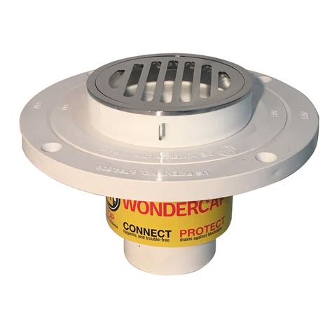 Wondercap Wondercap 2" All-In-One Shower Drain Kit w/ Round Strainer-wc432rd - The Home Depot