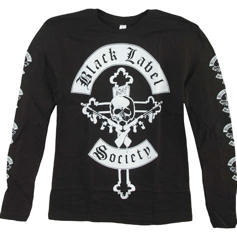 Black Label Society - Black Label Society Men's BLS Mafia Thermal Thermal Long Sleeve Small ...