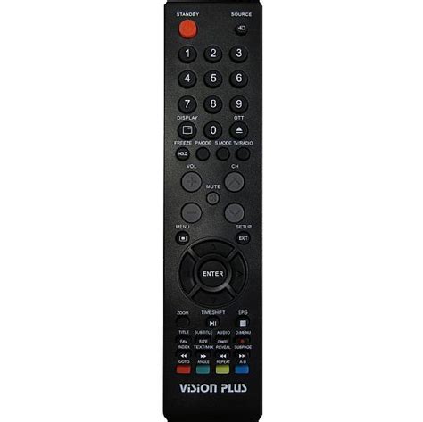 Vision Plus TV Remote Control 2016-17 Model year | Vision Plus TVs | Leisureshopdirect