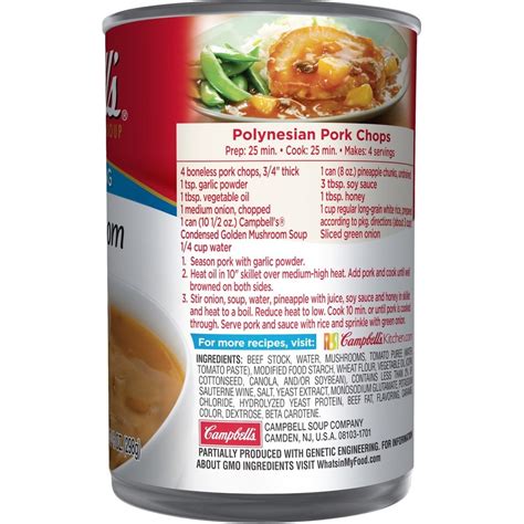 Campbell's Condensed Golden Mushroom Soup 10.5 oz | Shipt