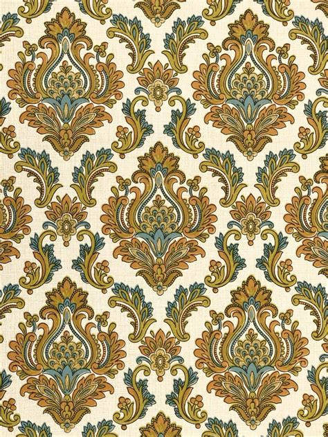 Vintage Blue Damask Wallpaper | Vintage Wallpapers - Online Shop