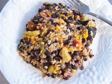 Cheesy Black Beans & Rice and a Cornbread review, gluten free, vegan - Skinny GF Chef healthy ...