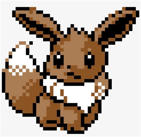 eevee pixel art grid Eevee 133 perler by vickicutebunny on deviantart - Pixel Art Grid