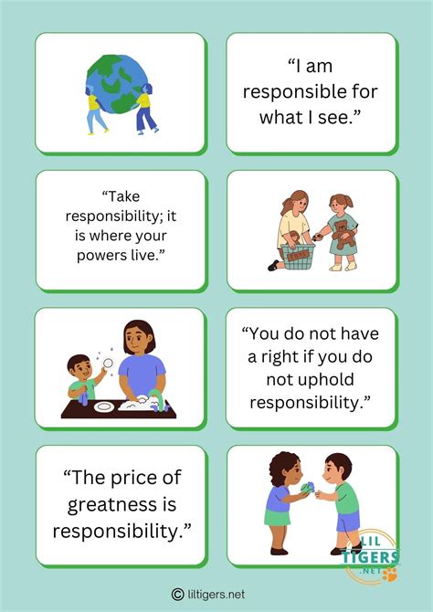 120 Best Responsibility Quotes for Kids - Lil Tigers