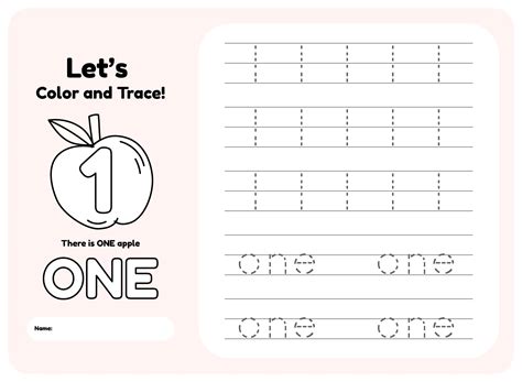 8 Best Images of Printable Number 1 Worksheet - Number One Preschool Worksheet, Writing Number ...