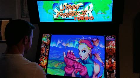 Super Street Fighter II Turbo Arcade Cabinet MAME Gameplay w/ Hypermarquee - YouTube