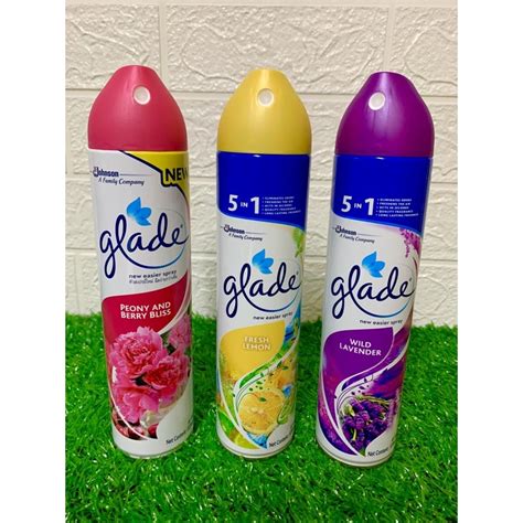 GLADE AIR FRESHENER SPRAY 320ML LEMON/LAVENDER FLAVOR ( HOUSE, ROOM, CAR, CUPBOARD ) | Shopee ...