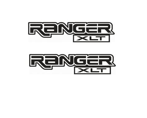 Ford Ranger Xlt Bedside graphic set of 2 a2 Decal Sticker – Custom Sticker Shop