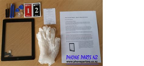 iPad 2 Screen Replacement Kit Black $71.49 - Phone Parts NZ