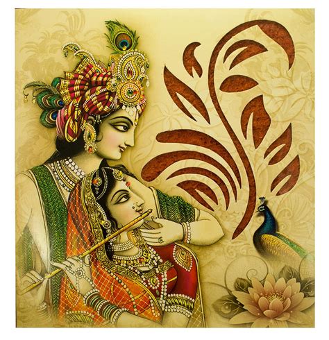 Hindu Wedding Card with Radha Krishna Images | Hindu wedding cards, Radha krishna images ...