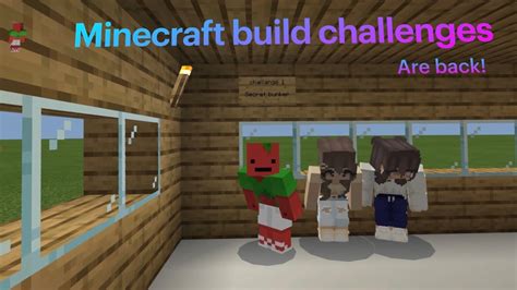 Minecraft build challenges are back #1 - YouTube