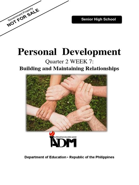 g11 Personal Development w7 | PDF | Family | Adolescence