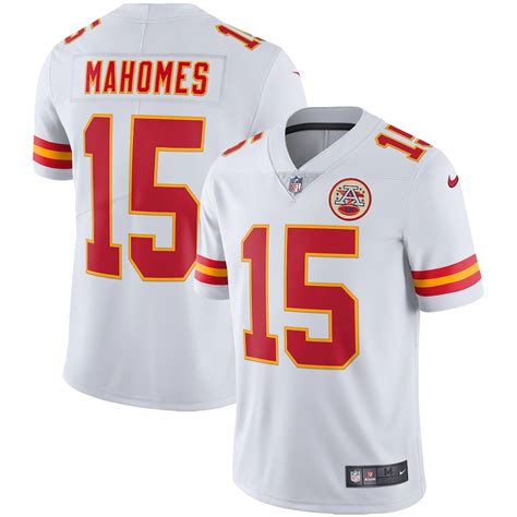 Patrick Mahomes #15 Kansas City Chiefs White Vapor Limited Jersey