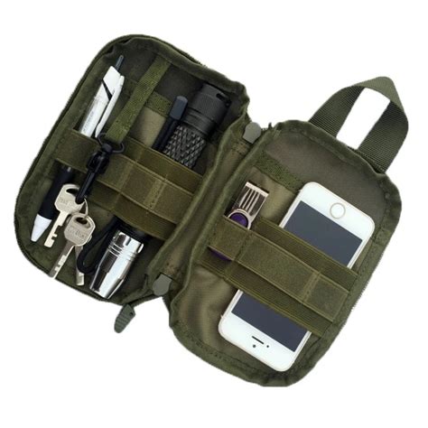 Men's Travel Belt Pocket Organizer EDC MOLLE Military Waist Packs Women ...