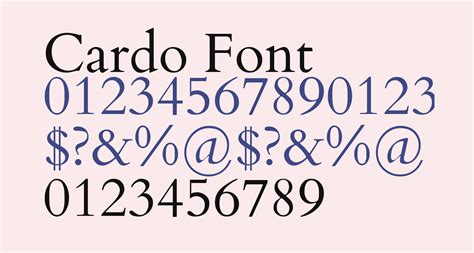 Cardo free Font - What Font Is