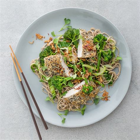 Gomashio Chicken with Soba Noodle Salad and Tokinashi - My Food Bag