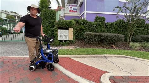 Using The Wheelator Hybrid Walker to Do Down a Slope - YouTube