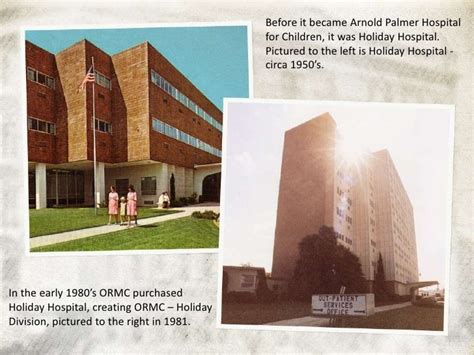 Arnold Palmer Hospital & Winnie Palmer Hospital then & now