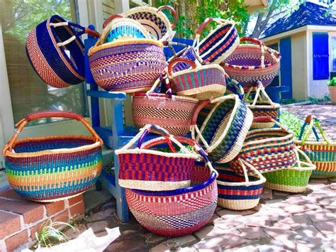 .: Woven African Baskets