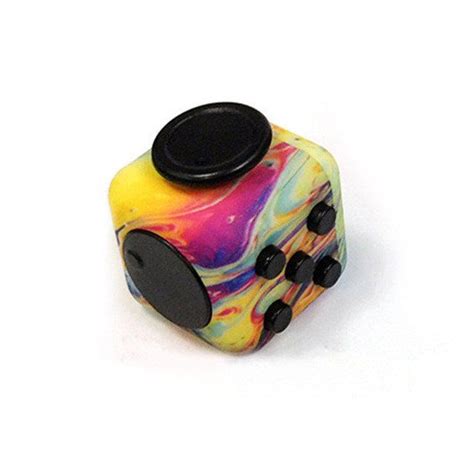 Fidget Cube Multi-Color | Fidget cube, Cool fidget spinners, Fidget toys