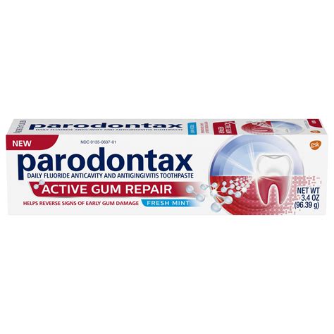 Parodontax Active Gum Repair Toothpaste, Gum Toothpaste, Fresh Mint - 3.4 Ounces - Walmart.com ...