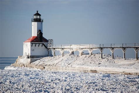 Michigan City Lighthouse Photograph by Jim Rettker - Fine Art America