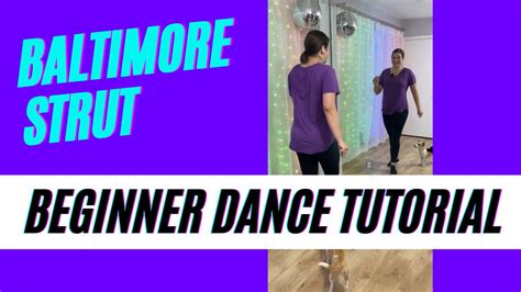 BALTIMORE STRUT 😎 Dance Tutorial | Step-by-Step for Beginners! | Easy, Back-view Tutorial - YouTube