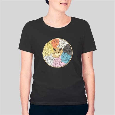 Vintage Pokémon Eevee Merch Eeveelution Shirt | Hotter Tees