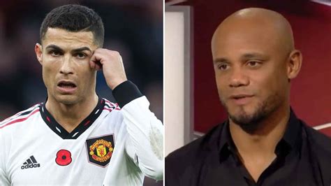 Burnley head coach Vincent Kompany brutally rejects Cristiano Ronaldo's ...